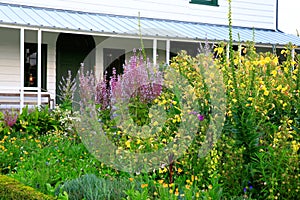 Garden near porch at Kemp House is New ZealandÃ¢â¬â¢s oldest buildi photo